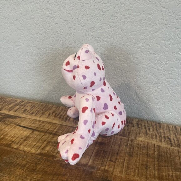 Love Frog - Plush Valentine'S Day Anniversary Pink Red Heart Printed Small 8” - Picture 4 of 9